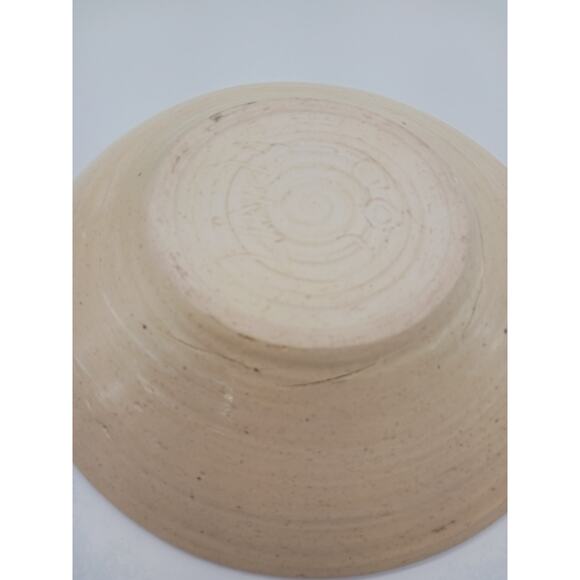 Art Pottery Bowl Christmas Nativity Scene Joesph Mary Jesus Linda Loo Studio - Picture 10 of 12